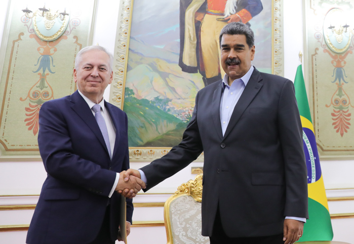 Presidente recibe en Miraflores al embajador de Brasil para el Cambio Climático