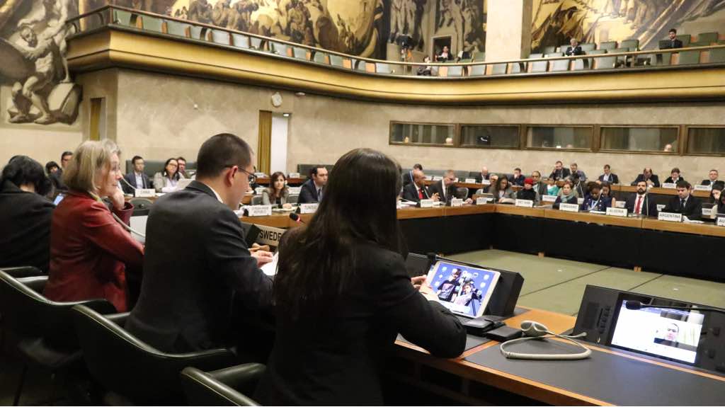 Sesión Ministerial de la Conferencia de Desarme de la 37a Sesión del Consejo de Derechos Humanos de la ONU.