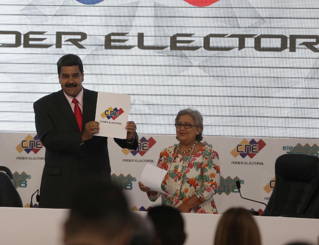 Discurso del presidente Nicolás Maduro durante acreditación del CNE.