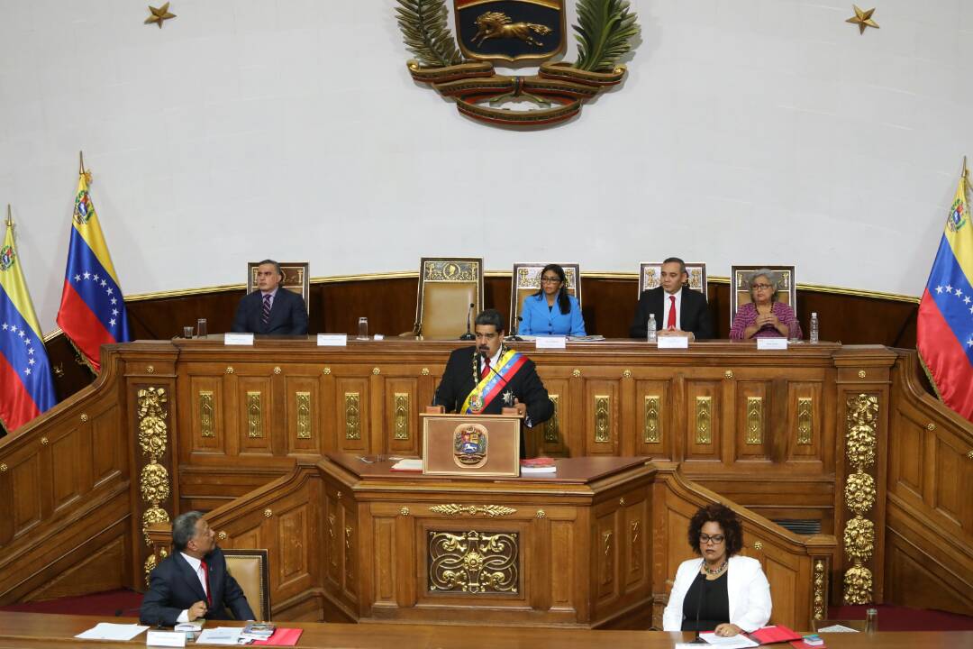 Discurso del Presidente Maduro ante la ANC.