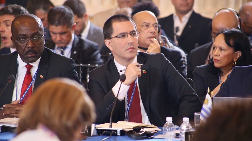 Remarks by Foreign Minister Jorge Arreaza at the 48th OAS General Assembly.