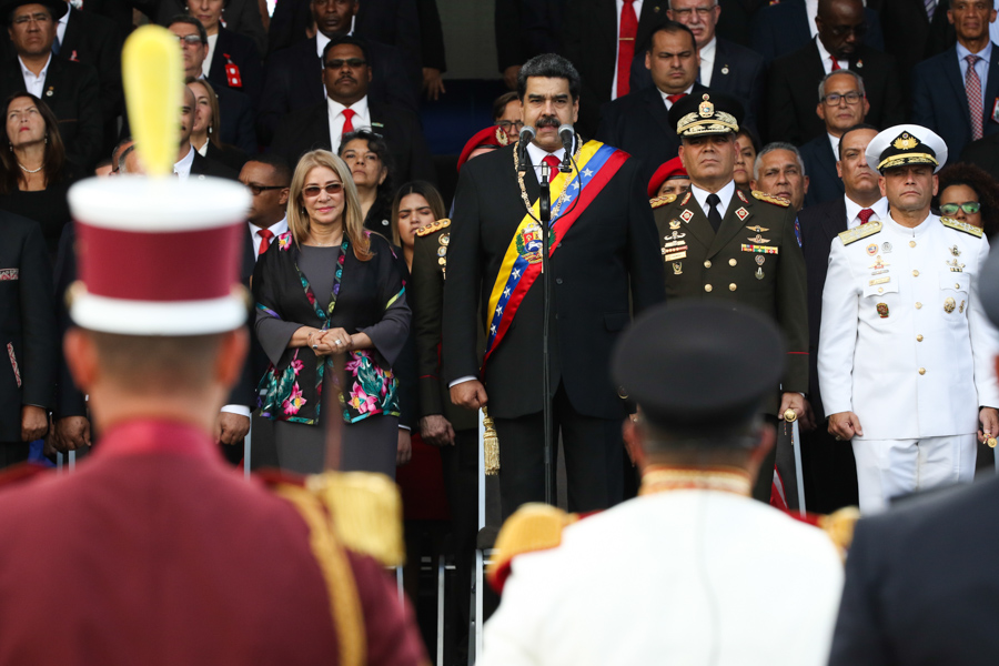 Discurso del presidente Nicolás Maduro durante acto de reconocimiento y lealtad por parte de la Fuerza Armada Nacional Bolivariana.