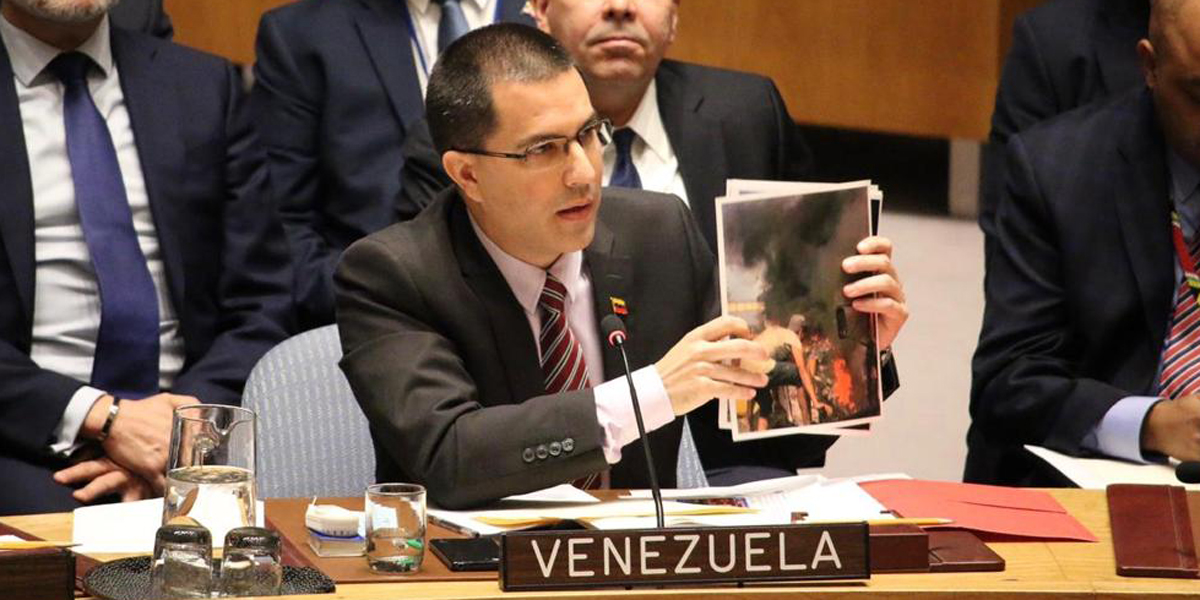 Discurso del Canciller Arreaza ante el Consejo de Seguridad de la ONU.