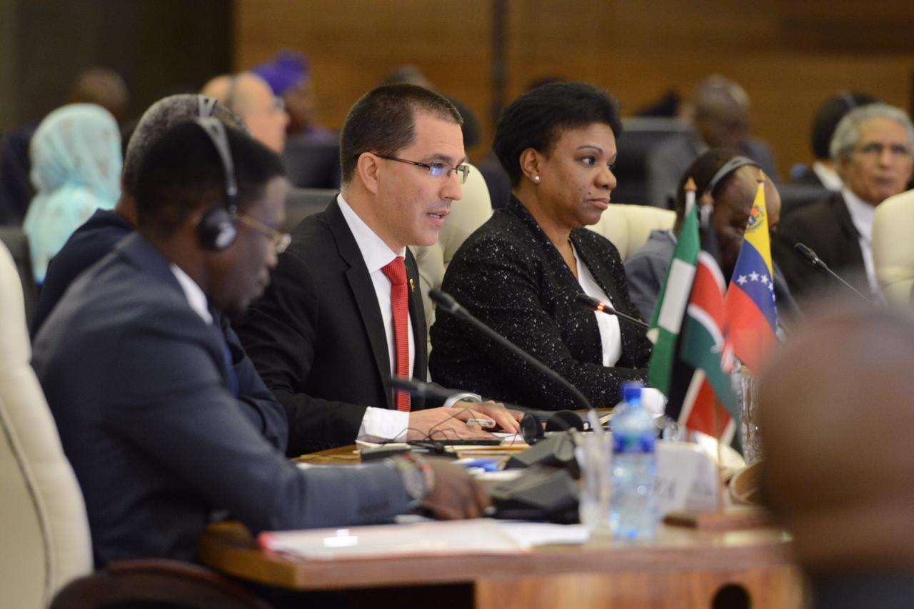 Discurso del canciller Jorge Arreaza en la Conferencia de Solidaridad con el Sahara Occidental Pretoria República de Sudáfrica.