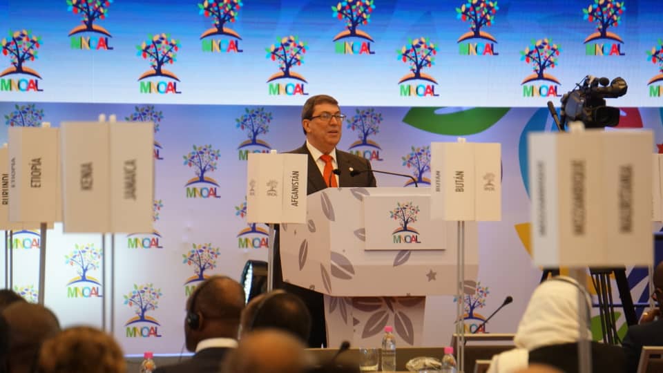 Intervención del Ministro de Relaciones Exteriores de Cuba en la Reunión Ministerial del Buró de Coordinación del Movimiento de Países No Alineados.