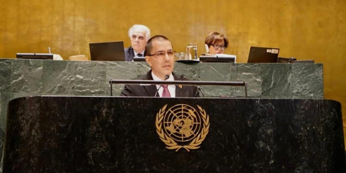 Discurso del canciller Jorge Arreaza en la ONU sobre Necesidad de poner fin al bloqueo de EEUU contra Cuba.