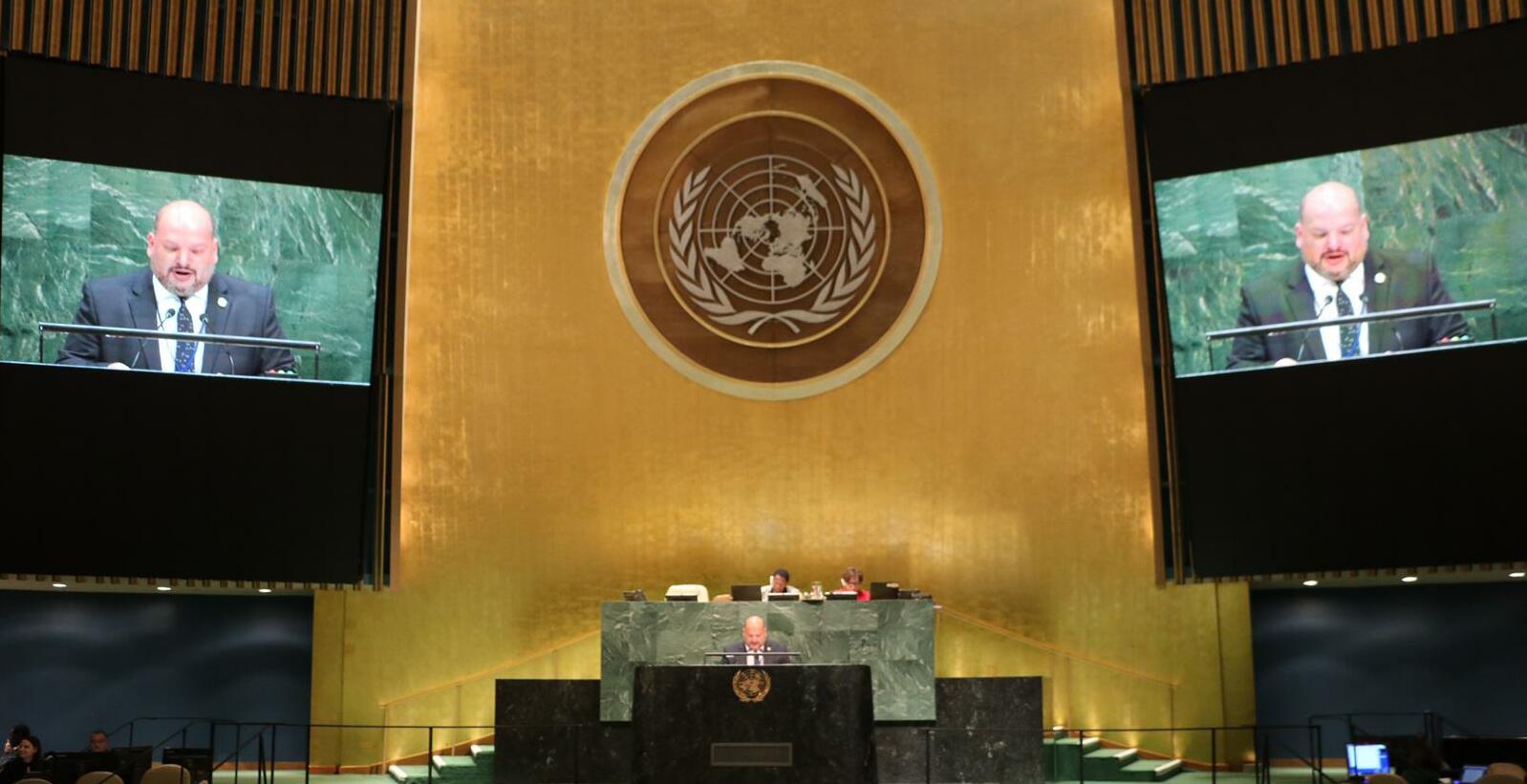 Discurso del viceministro Carlos Ron en el marco del 74° Período de Sesiones de la ONU sobre el programa “Cultura de Paz».