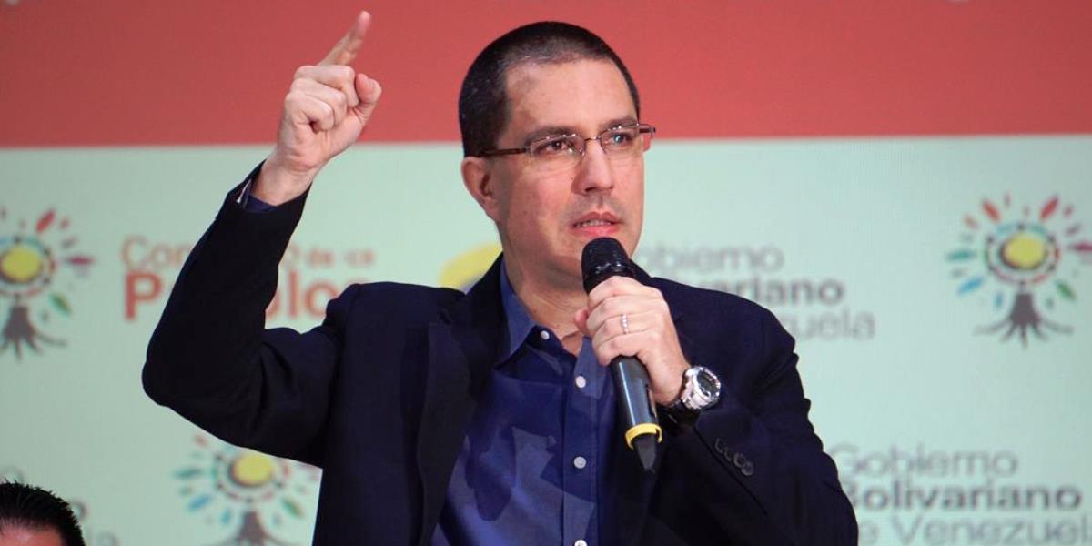 Discurso del canciller Jorge Arreaza en el Congreso Bolivariano de los Pueblos.