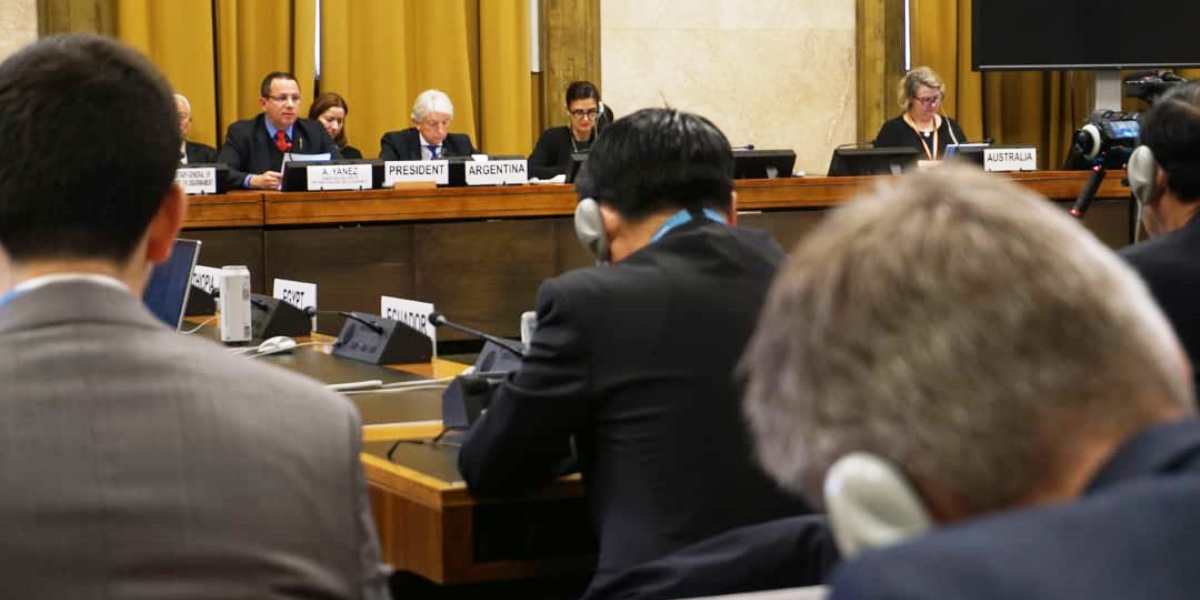Intervención del Viceministro para Temas Multilaterales Alexander Yánez en la Conferencia de Desarme 2020.