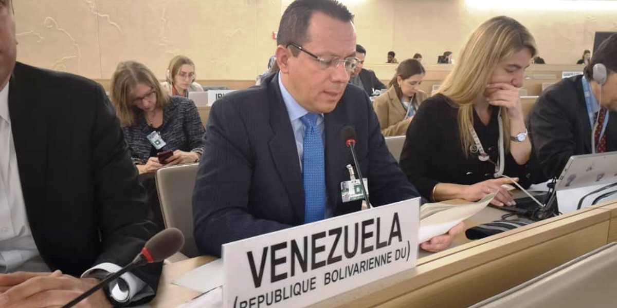 Intervención del viceministro Alexánder Yánez en ONU-Ginebra en respuesta a actualización oral del Informe de la Alta Comisionada de la ONU para DDHH.