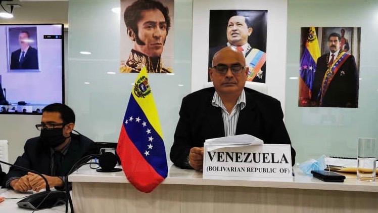 Intervención del ministro Carlos Alvarado en videoconferencia del MNOAL en respuesta al COVID-19.