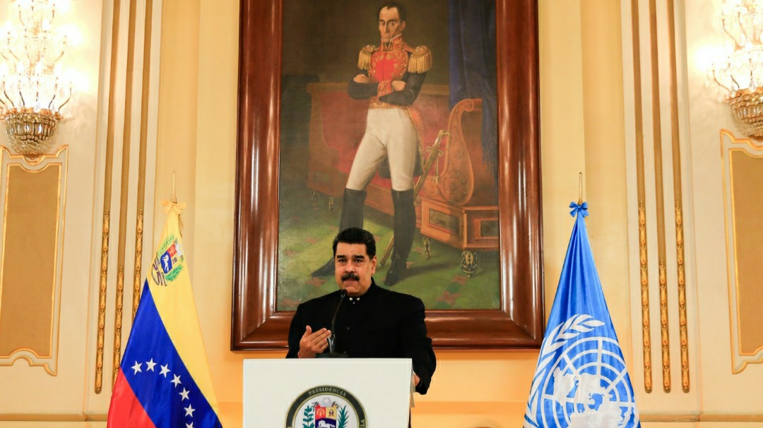 Intervención del presidente Nicolás Maduro en el debate general de la ONU en respuesta a la pandemia del COVID-19.