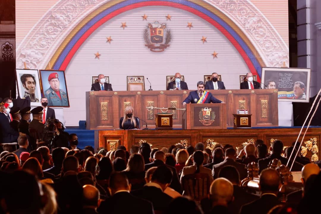 Discurso de Memoria y Cuenta 2021 del presidente Nicolás Maduro ante la Asamblea Nacional.
