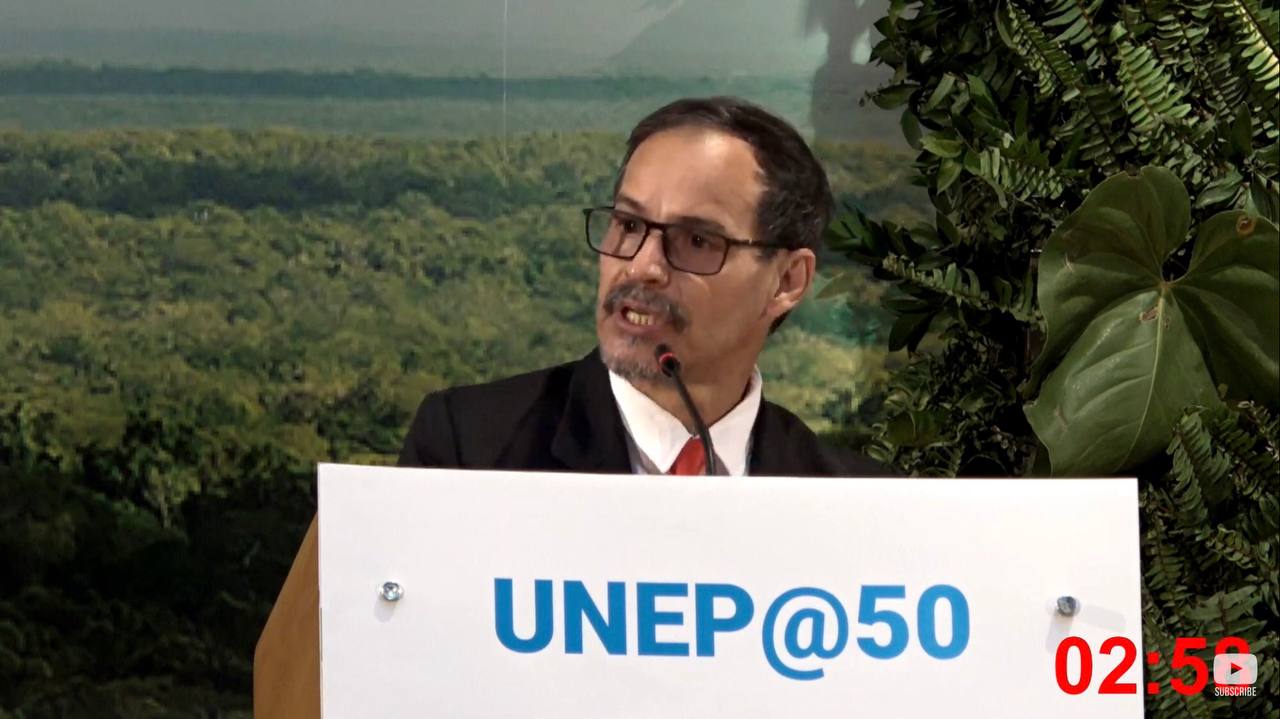 Intervención del Representante de Venezuela ante el Programa de las Naciones Unidas para el Medio Ambiente.