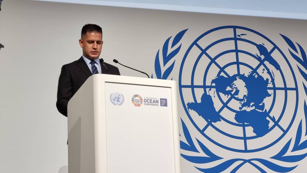 Discurso del vicepresidente Social Mervin Maldonado en Conferencia de la ONU sobre los Océanos.