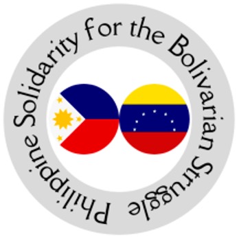 Organización Solidaridad Filipina por la Lucha Bolivariana apoya a Venezuela ante sanciones imperiales.