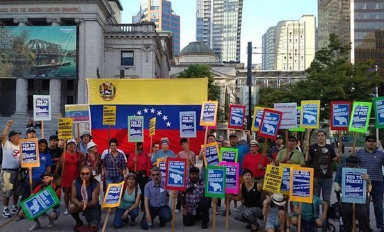Movimiento Social de Vancouver denuncia campaña desestabilizadora contra gobierno de Venezuela.