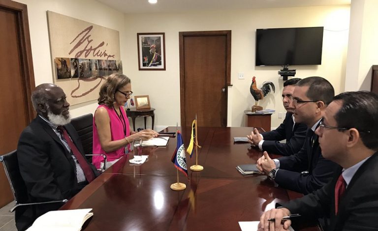 Venezuela y Belice estrechan relaciones bilaterales.