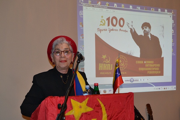 Venezuela conmemoró 100 años de la Revolución de Octubre en Belgrado