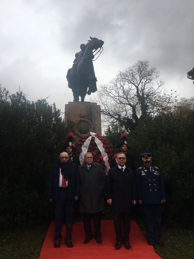 Roma conmemora los 187 años de la partida física del Libertador Simón Bolívar