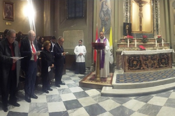 Ofician eucaristía en memoria del Libertador Simón Bolívar en el Vaticano