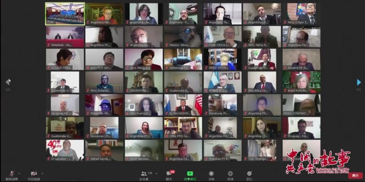 Delegación venezolana participa en sesión informativa organizada por el Partido Comunista de China.