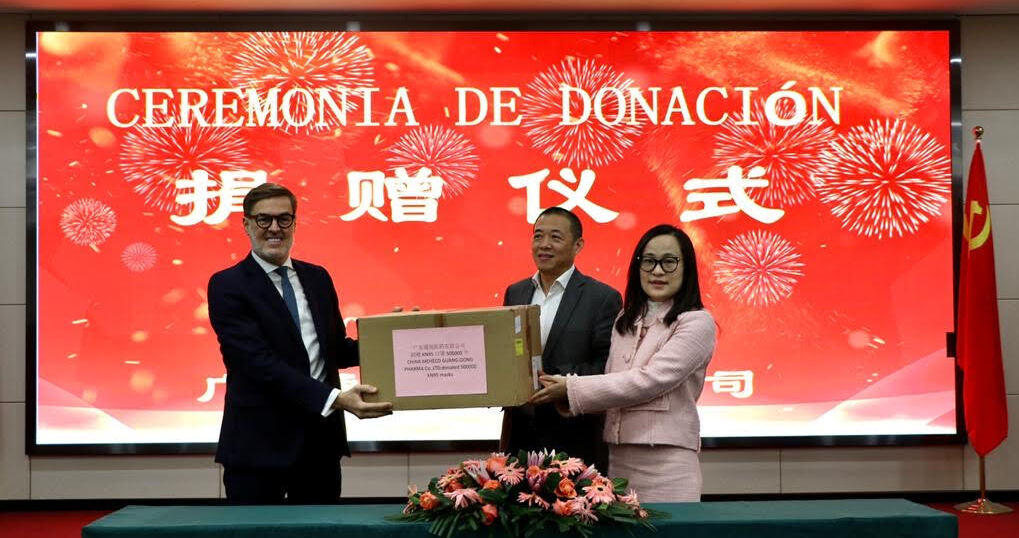 Venezuela recibe insumos de China para la prevención del COVID-19.