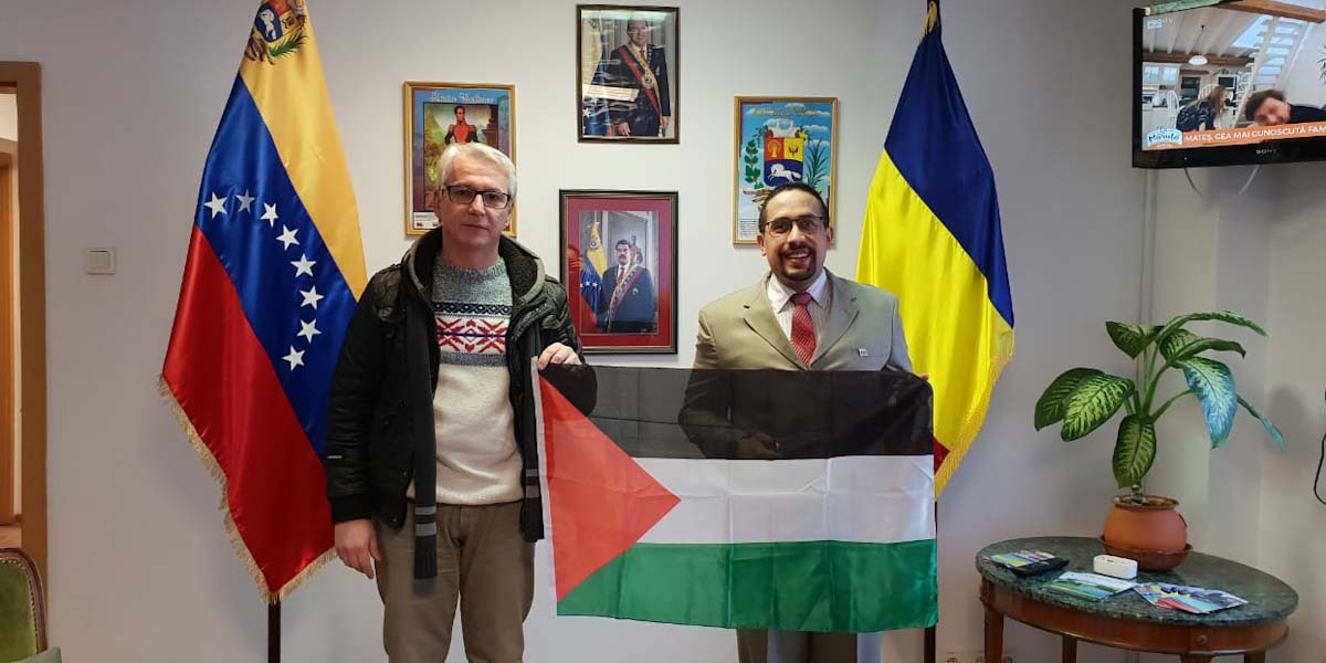 Asociación de Solidaridad Rumania-Palestina estrecha lazos de amistad con Venezuela.