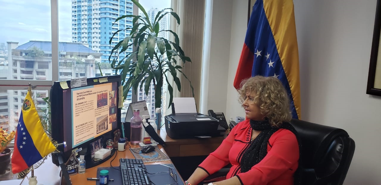 Venezuela participa en presentación del informe diplomático de la Comisión de Derechos Humanos de Filipinas.