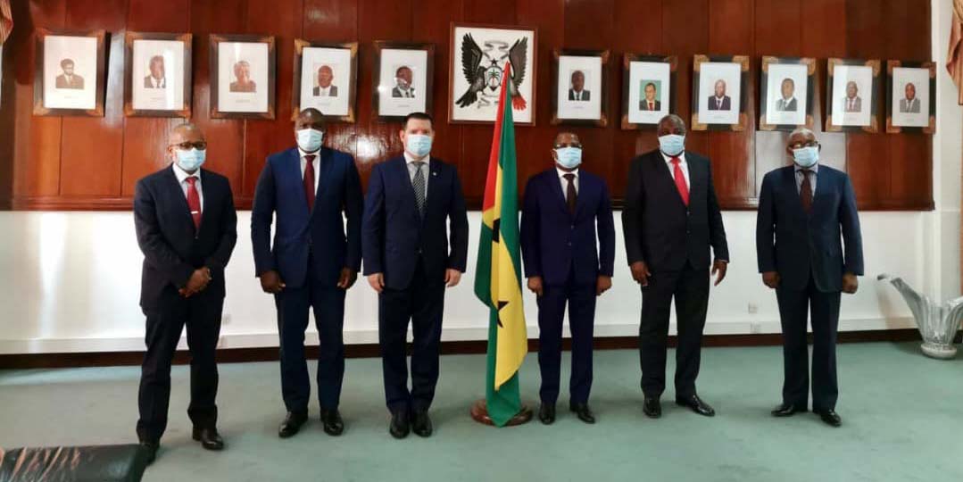 Embajador venezolano es recibido por el presidente de la Asamblea Nacional de Santo Tomé y Príncipe