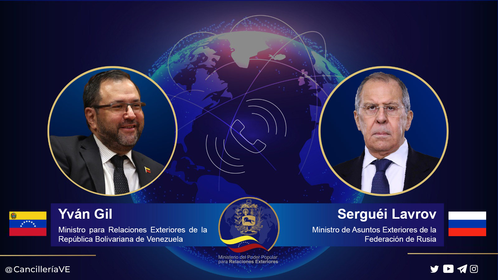 Venezuela y Rusia ratifican apoyo mutuo ante desafíos de la nueva geopolítica internacional