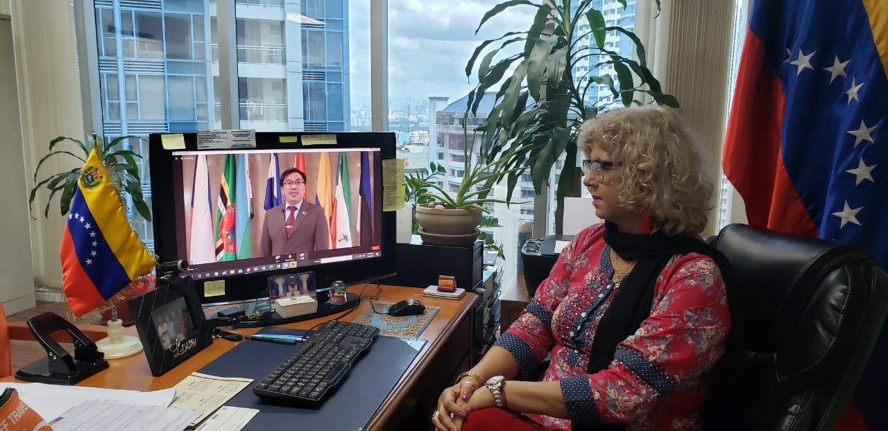 Embajadora venezolana participa en lanzamiento del libro virtual Philippine Treaties in Force 2020