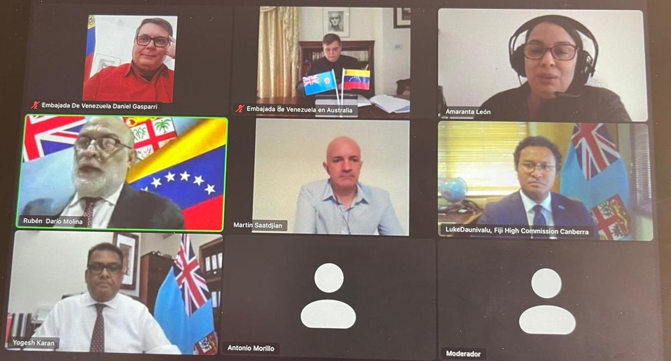 Venezuela y Fiyi celebran 38 años de amistosas relaciones diplomáticas
