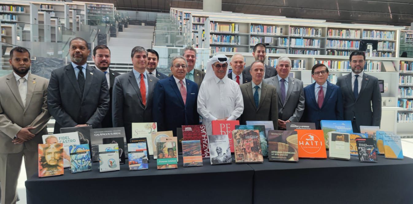 Venezuela participa en donación de libros a Biblioteca Nacional de Qatar