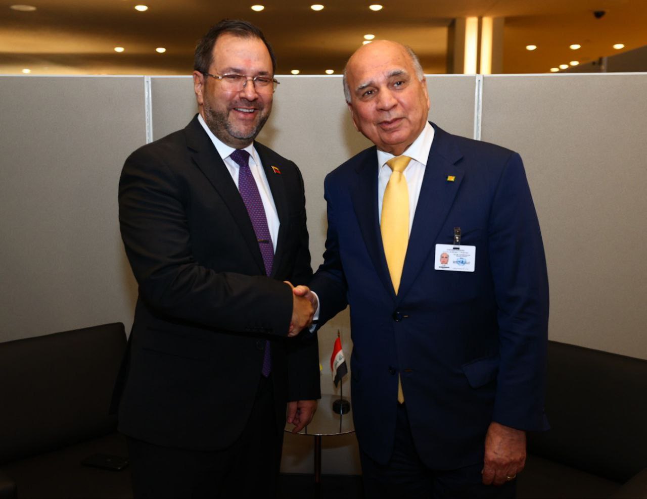 Venezuela e Irak abordan lucha conjunta contra las intervenciones imperialistas