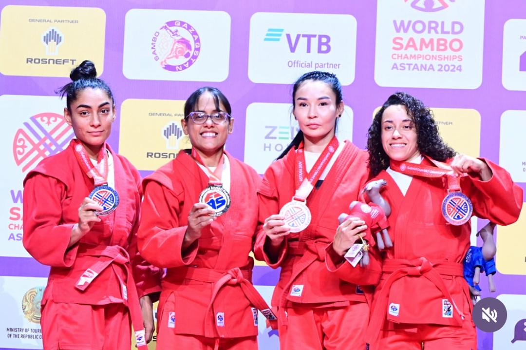 Venezolana se titula campeona mundial de sambo en Kazajistán