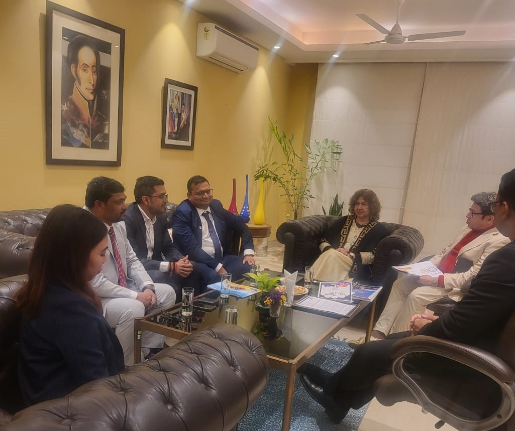 Embajadora Capaya Rodríguez sostuvo productivo encuentro con empresarios indios