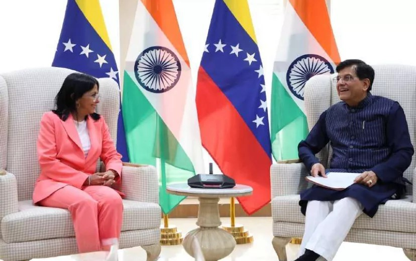 Vicepresidenta de Venezuela forja nuevos caminos de cooperación con la India