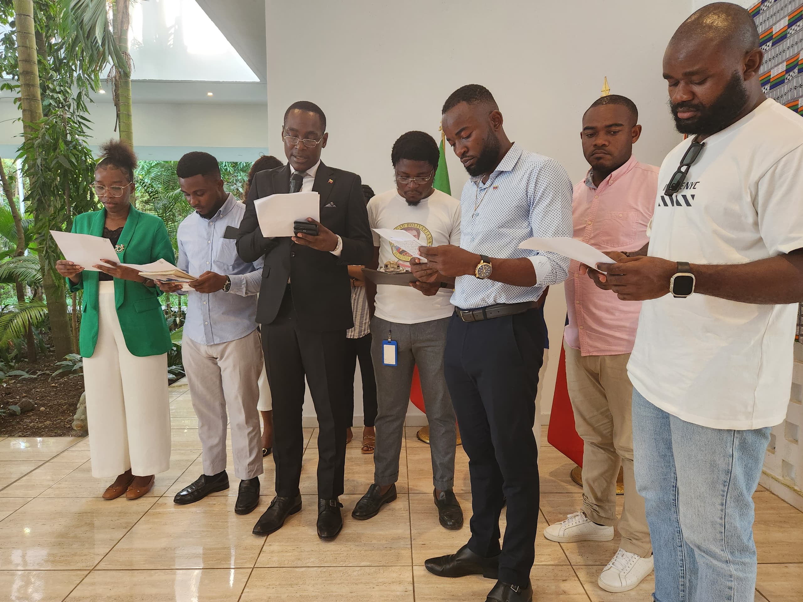 Realizan jornada de solidaridad en defensa de migrantes venezolanos en Guinea Ecuatorial