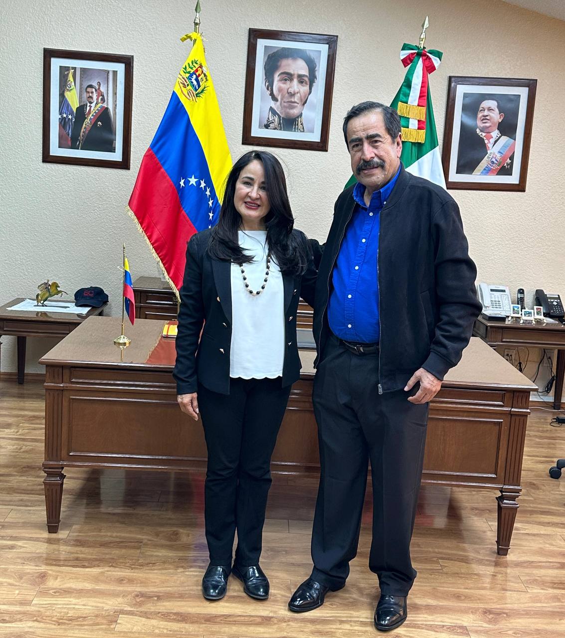 Embajadora en México recibe a Diputado del Partido del Trabajo