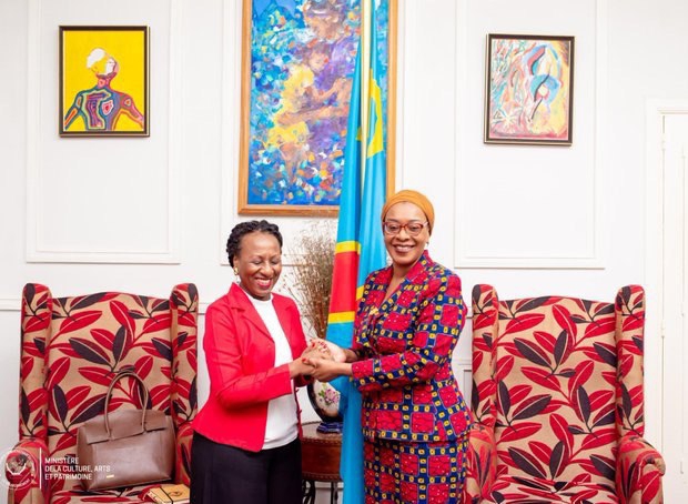 Embajadora Suárez se reúne con ministros de Cultura y Justicia de la República Democrática del Congo