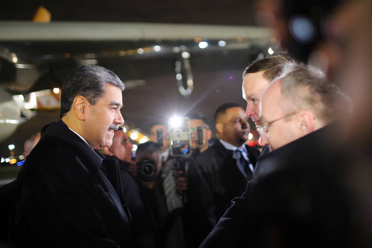 Presidente Nicolás Maduro llega a Moscú en visita oficial