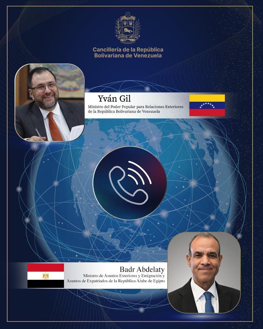 Venezuela y Egipto fomentan cooperación e intercambio en ámbitos gasífero y cultural