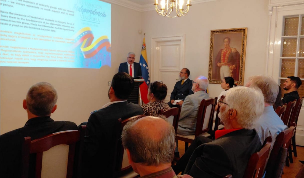 Embajada de Venezuela en Hungría conmemora 214 aniversario del Día de la Independencia