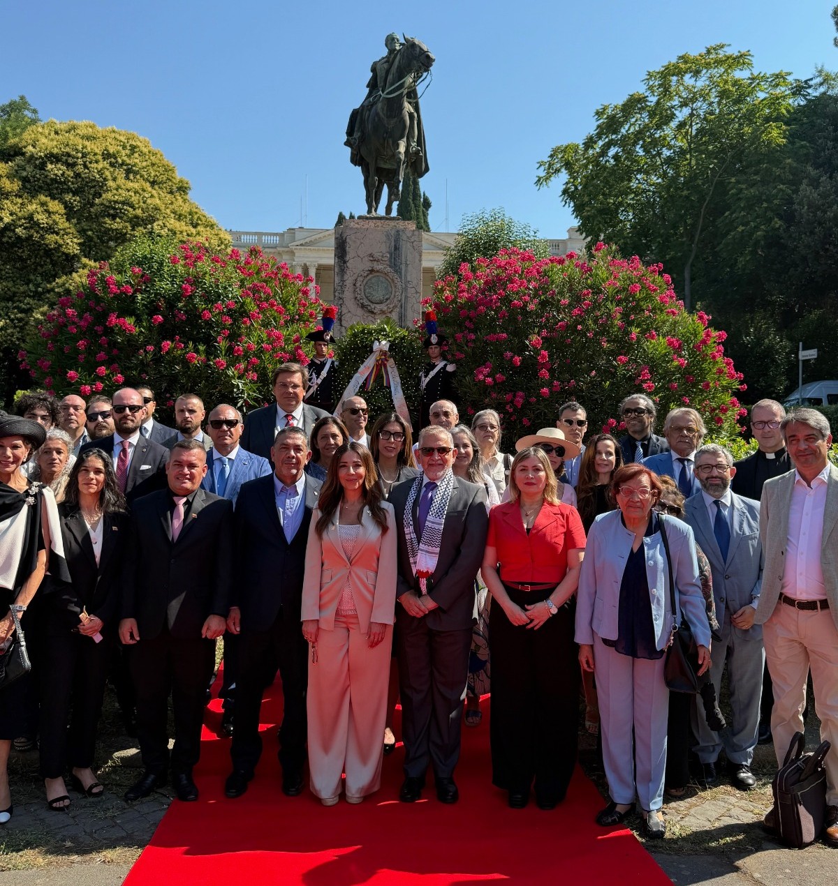 Venezuela celebra desde Roma el 214 aniversario de su Independencia