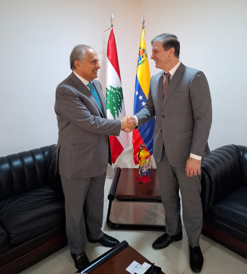 Embajador Biomorgi se reúne con Secretario General del Consejo Empresarial Hispano Libanés