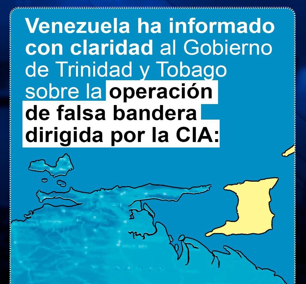 Venezuela denuncia plan de falsa bandera de la CIA