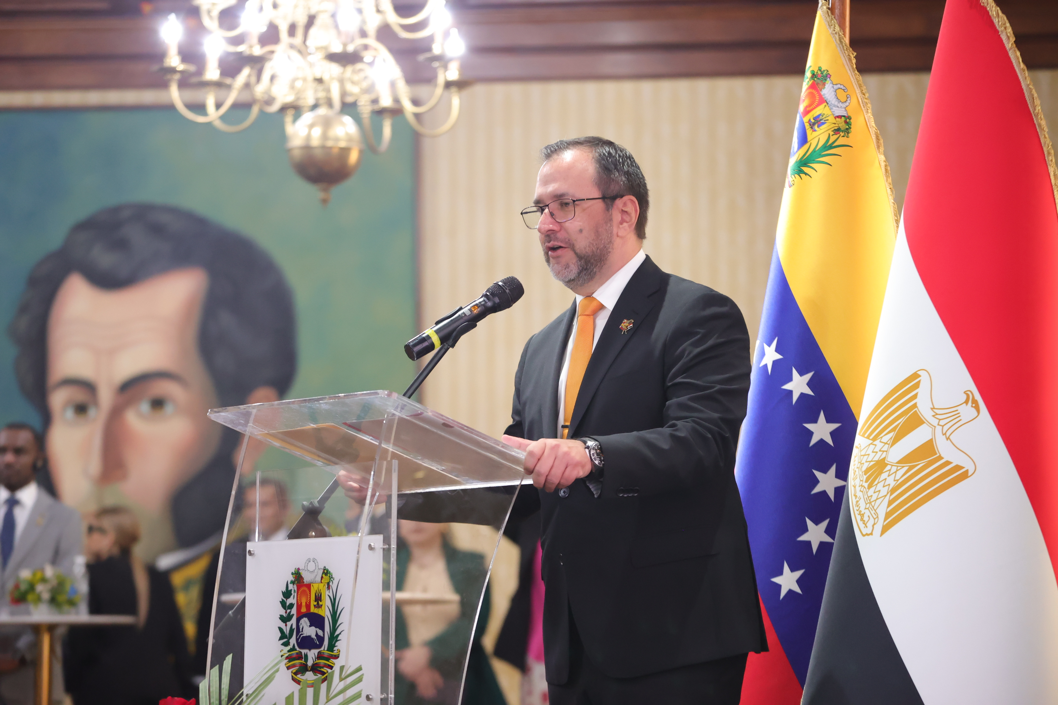 Canciller Yván Gil destaca 75 años de relaciones Venezuela–Egipto y reafirma alianza Sur–Sur