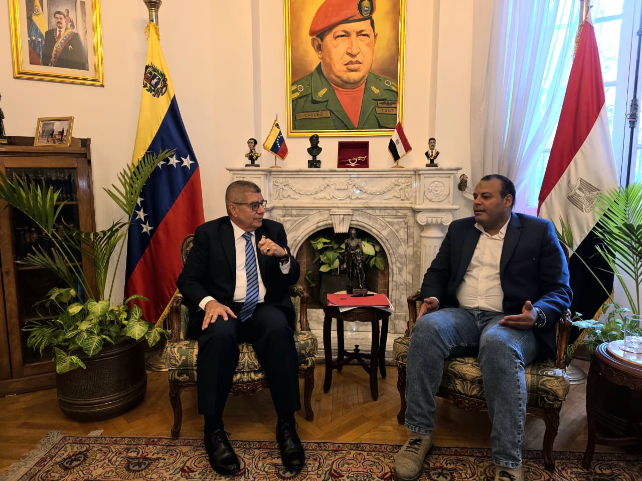Embajador en Egipto aborda 75 años de amistad bilateral y condena agresiones contra la soberanía de Venezuela