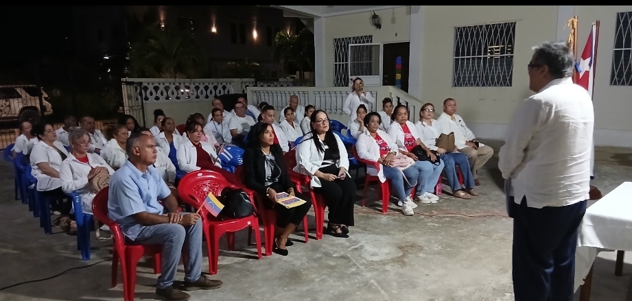 Organizaciones sociales de Belice realizan vigilia por la liberación del presidente Maduro y la Primera Dama Cilia Flores